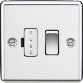 Knightsbridge 13A Switched Fused Spur Unit - Polished Chrome CL63PC