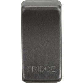 Knightsbridge Switch cover "marked FRIDGE" - smoked bronze GDFRIDGESB