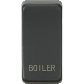 Switch cover "marked BOILER" - anthracite GDBOILAT