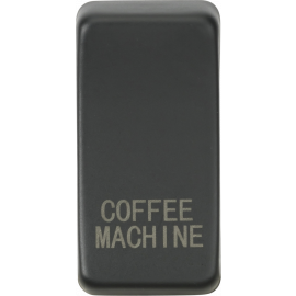 Switch cover "marked COFFEE MACHINE" - anthracite GDCOFFAT