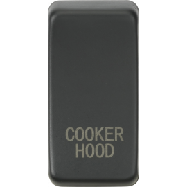 Switch cover "marked COOKER HOOD" - anthracite GDCOOKAT