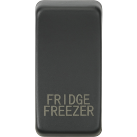 Switch cover "marked FRIDGE FREEZER" - anthracite GDFRIDAT