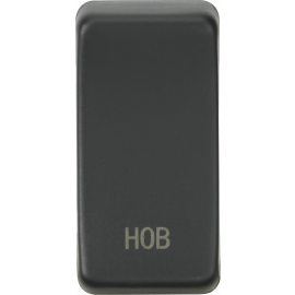 Switch cover "marked HOB" - anthracite GDHOBAT