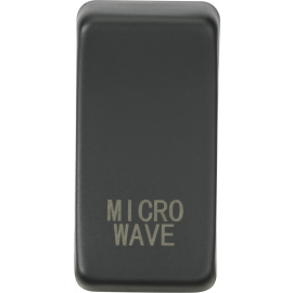 Switch cover "marked MICROWAVE" - anthracite GDMICROAT