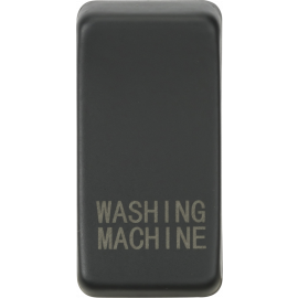 Switch cover "marked WASHING MACHINE" - anthracite GDWASHAT