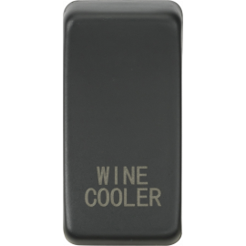 Switch cover "marked WINE COOLER" - anthracite