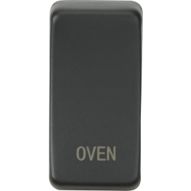 Switch cover "marked OVEN" - anthracite GDOVENAT