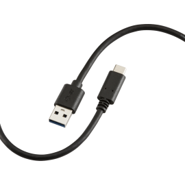 Knightsbridge 1.5m 60W USB-A to USB-C Cable - Black AVAC15