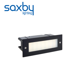Saxby Seina plain IP44 3.5W cool white Brick Light - 78638
