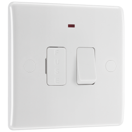 BG 852 13A 2p Switched Fused Spur Flex Outlet Neon 852-01