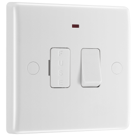 BG 853 13A 2p Switched Fused Spur Flex Outlet Neon 853-01