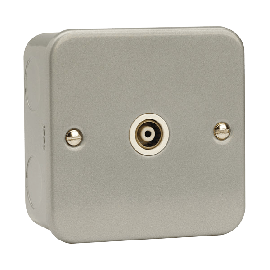 1 Gang Isolated Coaxial Socket Outlet CL158