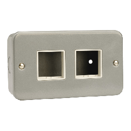 2 Gang Switch Plate - 2+2 Aperture CL404