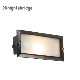 Knightsbridge Bricklight with Plain and Louvred Black Cover 
