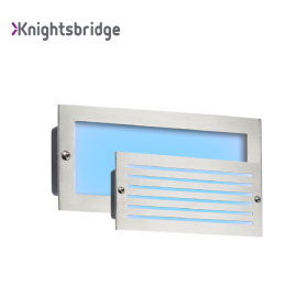 Knightsbridge 5W Blue LED Recessed Brick Light