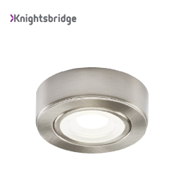 Knightsbridge 230V LED Under Cabinet Light -Brushed Chrome 4000K