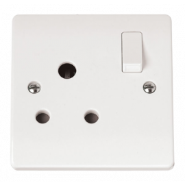 Scolmore 15A ROUND PIN SWITCHED SOCKET-CMA034
