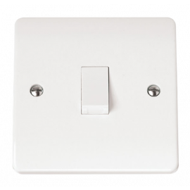 Scolmore 1-GANG 2-POLE 20A SWITCH W/O F/OUTLET-CMA622