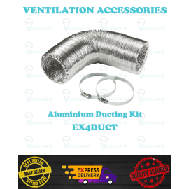 Knightsbridge Heating and Ventilation Accessories-Ducting Kits-EX4DUCT