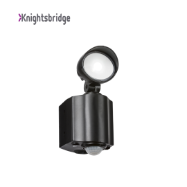 Knightsbridge LED Security Spotlight 230V IP55 -FL8BK