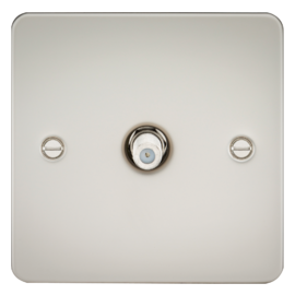 Knightsbridge SAT TV Outlet (non-isolated) - Pearl FP0150PL