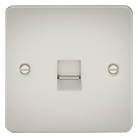 Knightsbridge Telephone Extension Outlet - Pearl FP7400PL