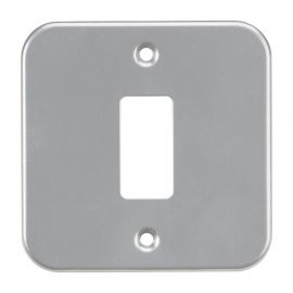 Metalclad 1G grid faceplate-GDFP001M-Knightsbridge