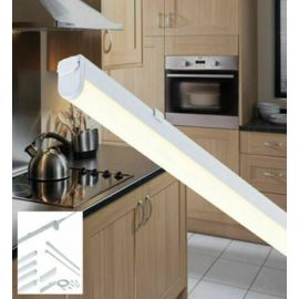 Knightsbridge 230V 13W LED Linkable Striplight Warm White 3000K For Kitchen Cab