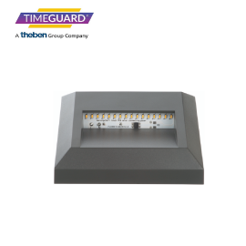 Timeguard 1.1W Square LED Step Light Dark Grey  