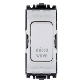 MK 20A DP Microwave Grid Switch White K4896MWWHI