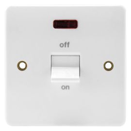 MK 32A DP Switch And Socket Neon White K5105WHI