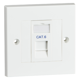 Single Cat6 Outlet Kit-NET6KIT1-Knighsbridge