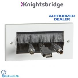 Knightsbridge 2G Brush faceplate NETBRUSH4