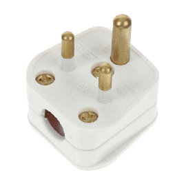 Scolmore 2A Round Pin Plug PA165
