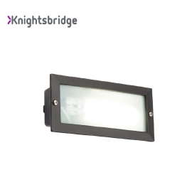 Knightsbridge PL Low Energy Black Bricklight 9w - PLBL01