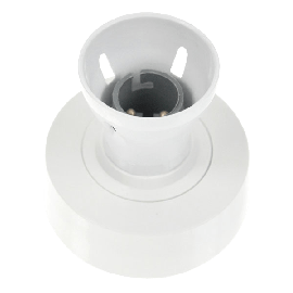Scolmore T2 BC Loop-In Batten Lampholder With H.O. Skirt PRC016