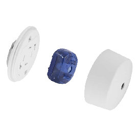 Scolmore 6A 4 Pole Fast Fit Plug-in Ceiling Rose PRC1440
