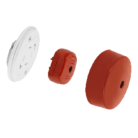 Scolmore 6A 4 Pole Fast Fit Plug-in Ceiling Rose PRC1440RD