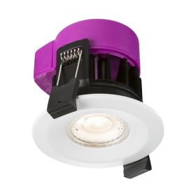 Knightsbridge RW6WW 230V IP65 6W Fire-rated LED Dimmable Downlight 3000K