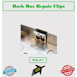 Back Box Repair Clips Replace Damaged Threads or Lugs on Installed Pattress Box-1X