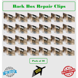 Back Box Repair Clips Replace Damaged Threads or Lugs on Installed Pattress Box-30X