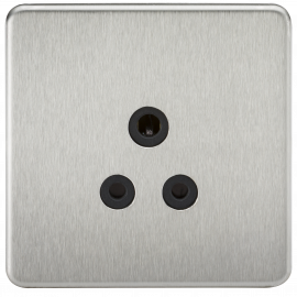 Screwless 5A Unswitched Round Socket-SF5A-Knightsbridge