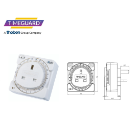 24 Hour Compact Plug-In Time Controller Timeguard - TS800N