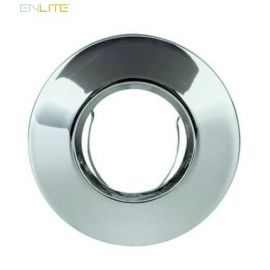 Enlite EFD Pro Polished Chrome 90mm Fixed IP65 Aluminium Bezel-EN-BZ93PC-ENLITE