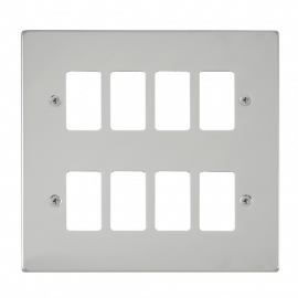 GRIDPRO 8 GANG DECO PLATE-VP**20508-Scolmore