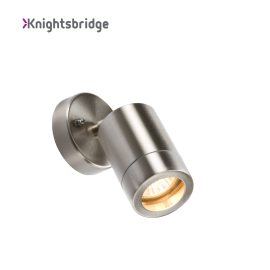 Knightsbridge 35W Lightweight Stainless Steel Adjustable Wall Light 230V - WALL3L